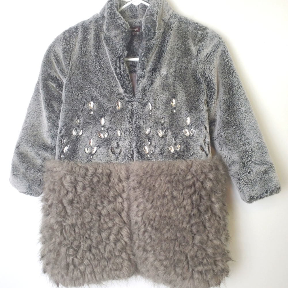 Imoga Faux Fur Coat Diamond